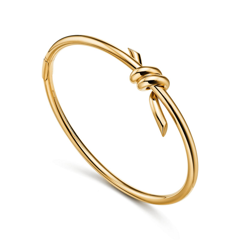 Tiffany & Co. Tiffany Knot Brazalete Wire De Oro Amarillo