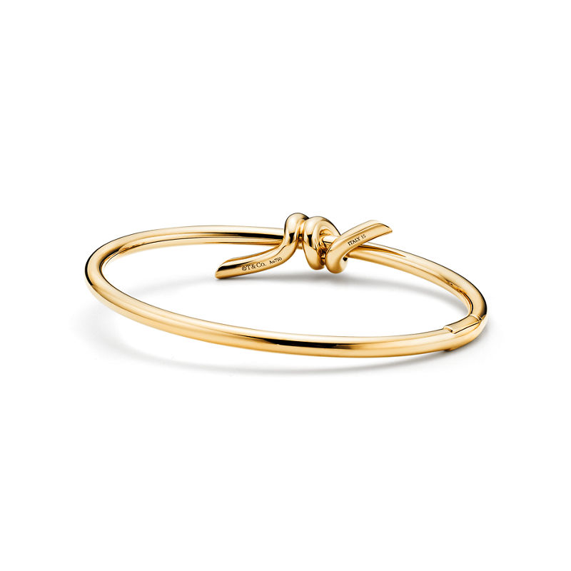 Tiffany & Co. Tiffany Knot Brazalete Wire De Oro Amarillo