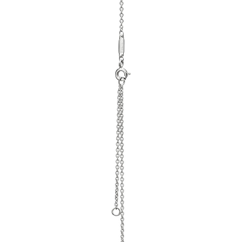 Tiffany & Co. Tiffany Knot Colgante En Oro Blanco Con Diamantes