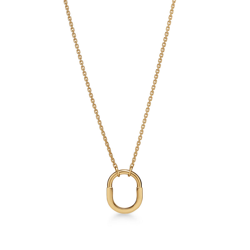 Tiffany & Co. Tiffany Lock Colgante pequeño de oro amarillo