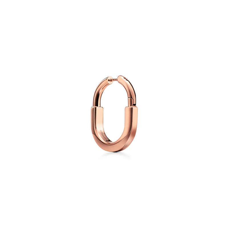 Tiffany & Co. Tiffany Lock Pendientes En Oro Rosa Tamaño Mediano