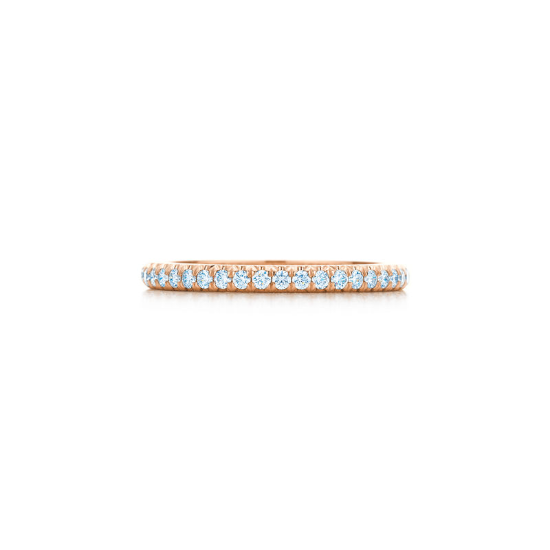 Tiffany & Co. Tiffany Soleste Anillo Full Eternity en oro rosa con diamantes