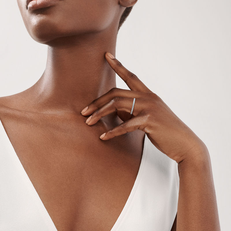 Tiffany & Co. Tiffany Soleste Anillo Full Eternity En Platino Con Diamantes