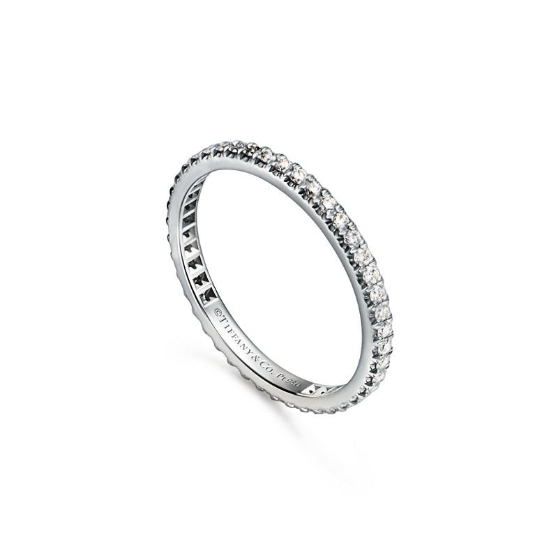 Tiffany & Co. Tiffany Soleste Anillo Full Eternity En Platino Con Diamantes