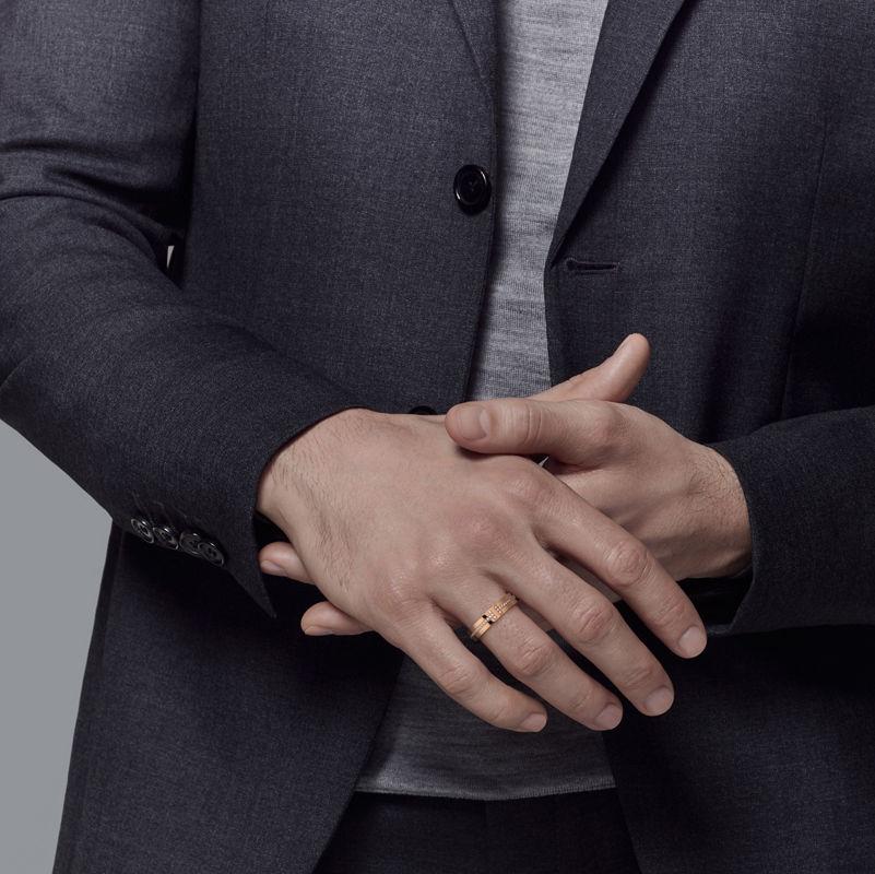 Tiffany & Co. Tiffany T Anillo De Diamantes Estrecho De Oro Rosa