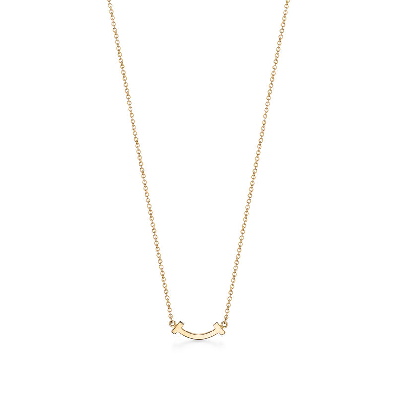 Tiffany & Co. Tiffany T Colgante Smile De Oro Amarillo Tamaño Mini