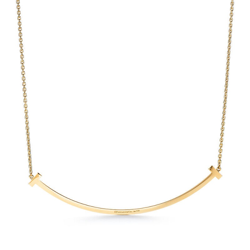 Tiffany & Co. Tiffany T Colgante Smile Extragrande De Oro De 18 Quilates De Oro Amarillo