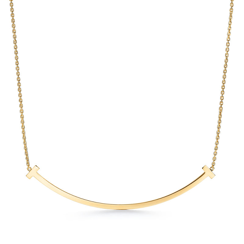 Tiffany & Co. Tiffany T Colgante Smile extragrande de oro de 18 quilates de oro amarillo