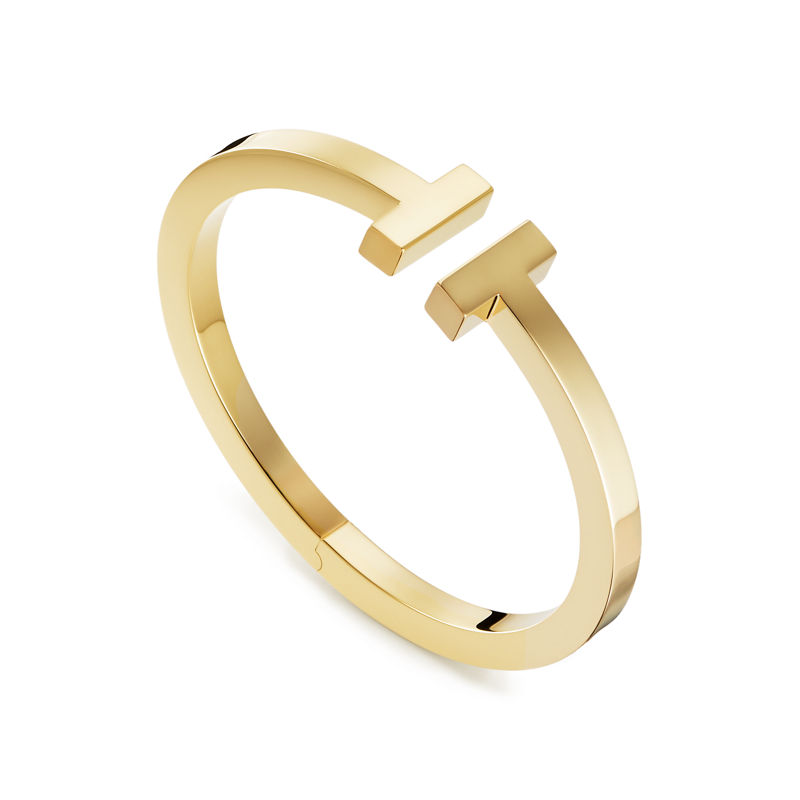 Tiffany & Co. Tiffany T Pulsera Square De Oro Amarillo