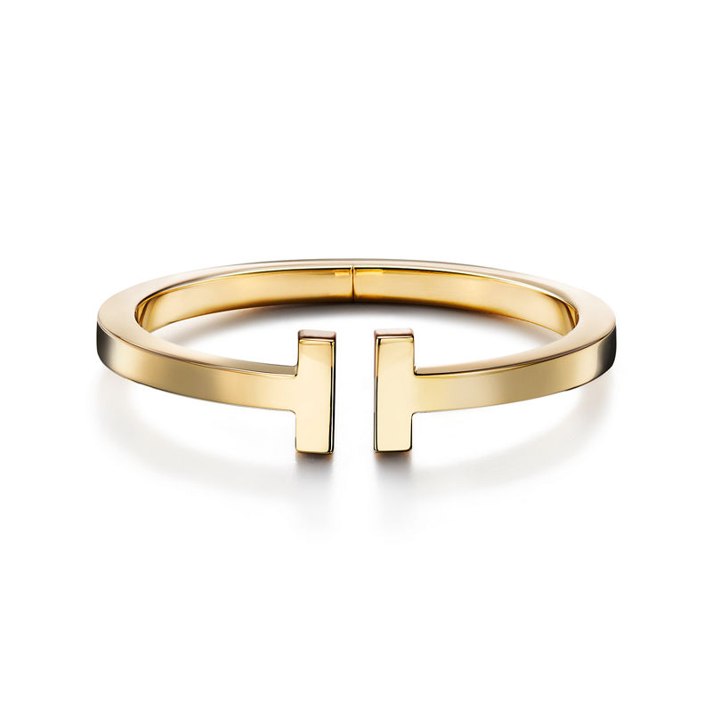 Tiffany & Co. Tiffany T Pulsera Square de oro amarillo