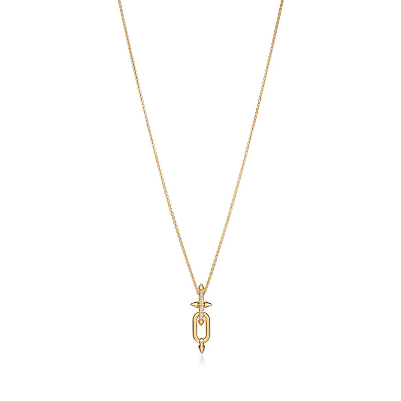 Tiffany & Co. Tiffany Titan by Pharrell Williams Colgante de oro amarillo con diamantes