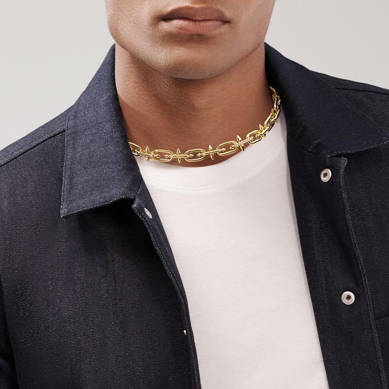 Tiffany & Co. Tiffany Titan By Pharrell Williams Collar Con Cierre De Oro Con Diamantes