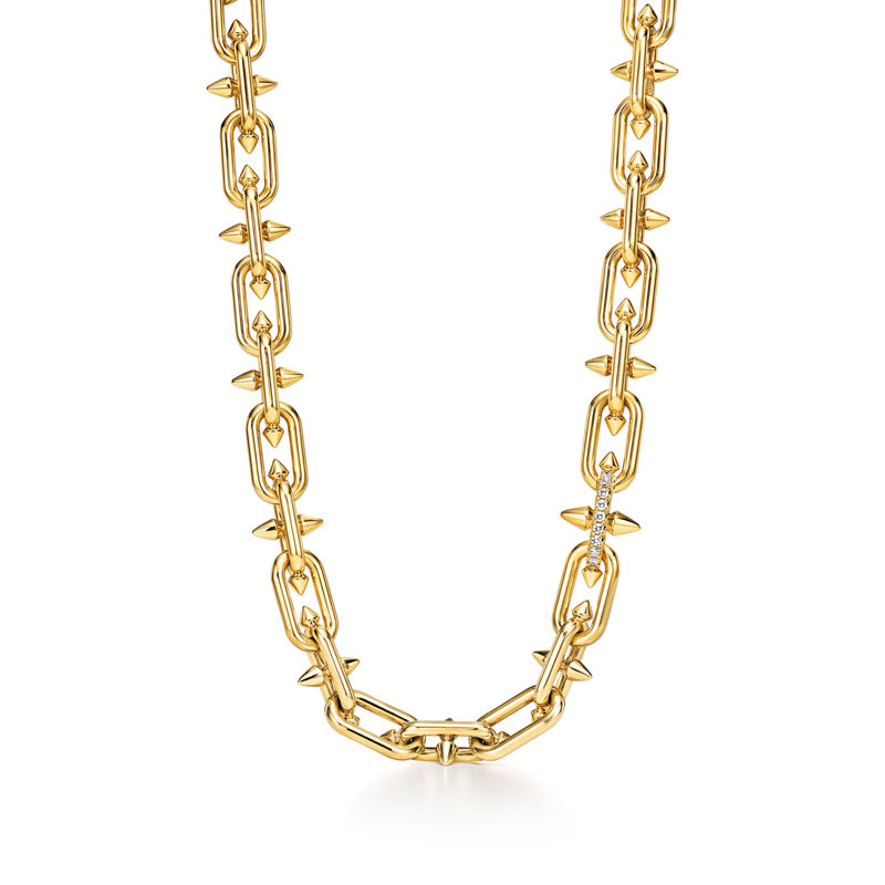 Tiffany & Co. Tiffany Titan by Pharrell Williams Collar con cierre de oro con diamantes