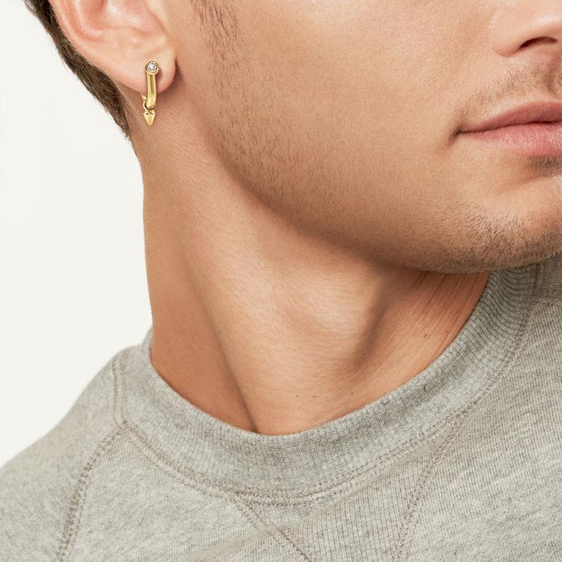 Tiffany & Co. Tiffany Titan By Pharrell Williams Pendientes Medianos De Oro Con Diamantes