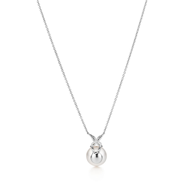 Tiffany & Co. Tiffany Victoria® Colgante De Perlas Y Diamantes