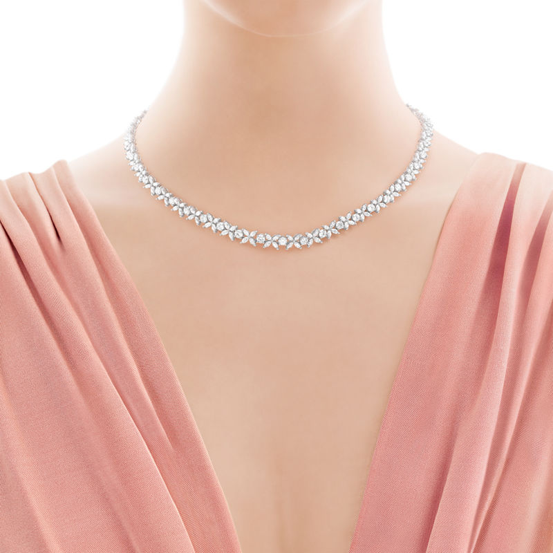 Tiffany & Co. Tiffany Victoria® Collar Alternante Escalonado