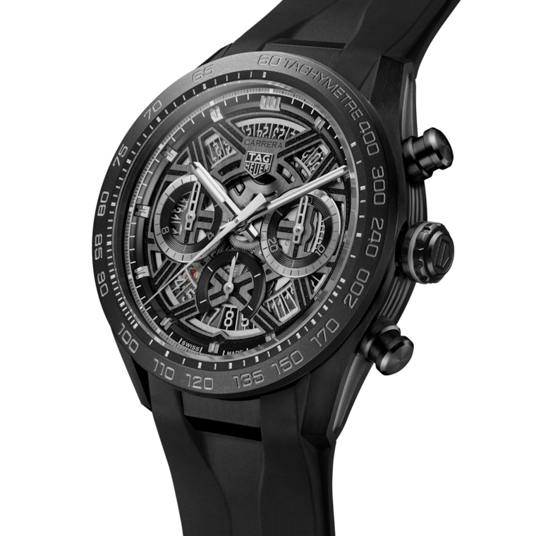 TAG Heuer TAG Heuer Carrera Chronograph Extreme Sport Automático 44 mm Titanio con revestimiento DLC CBU2080.FT6272