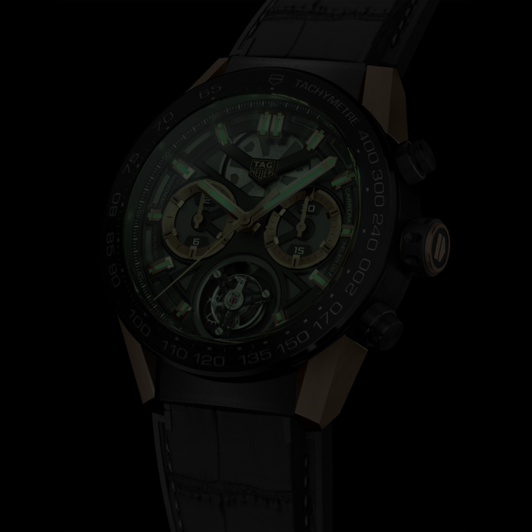 TAG Heuer TAG Heuer Carrera Chronograph Tourbillon Automático 45 Mm Titanio Con Revestimiento De PVD CAR5A5U.FC6377