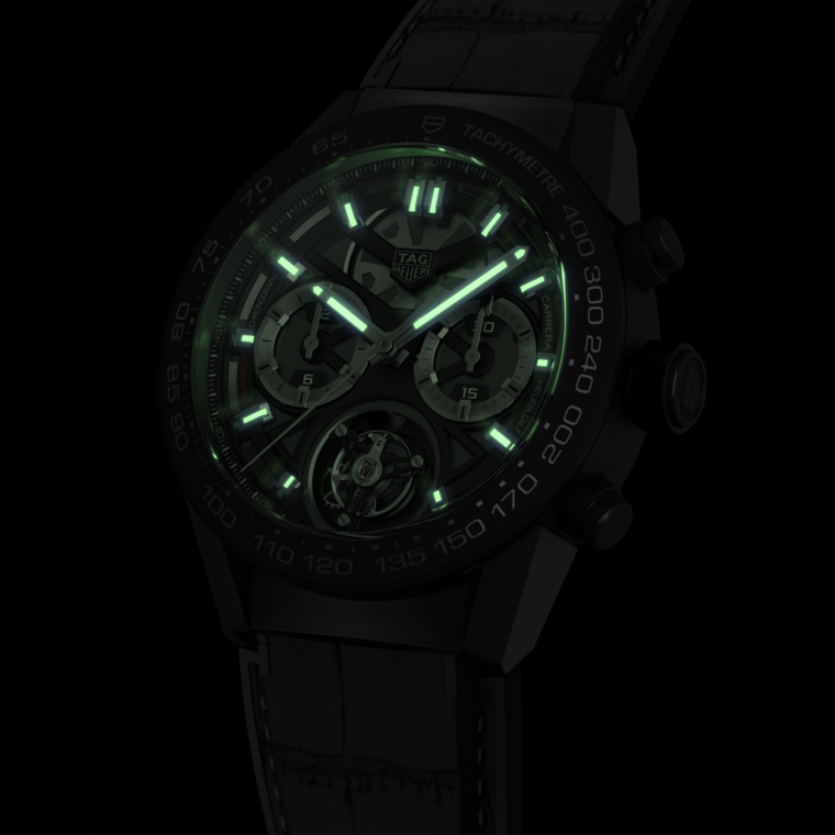 TAG Heuer TAG Heuer Carrera Chronograph Tourbillon Automático 45 Mm Cerámica CAR5A90.FC6415