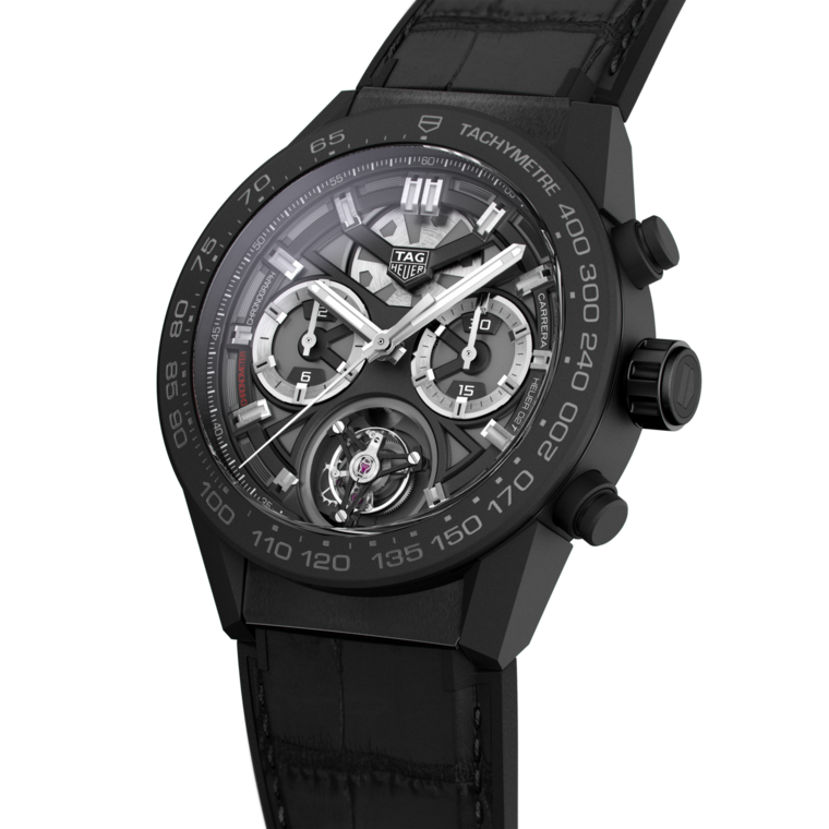 TAG Heuer TAG Heuer Carrera Chronograph Tourbillon Automático 45 mm Cerámica CAR5A90.FC6415