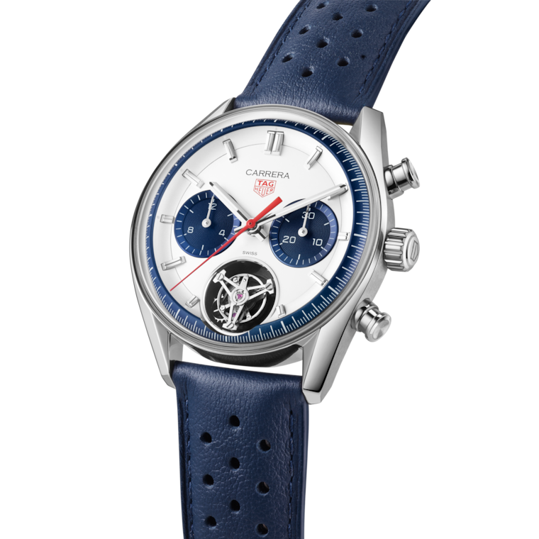 TAG Heuer TAG Heuer Carrera Chronograph Tourbillon Automático 42 mm Acero CBS5013.EB0375