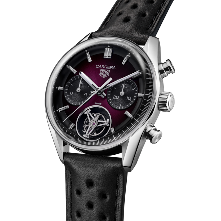 TAG Heuer TAG Heuer Carrera Chronograph Tourbillon Automático 42 mm Acero CBS5017.FC6605