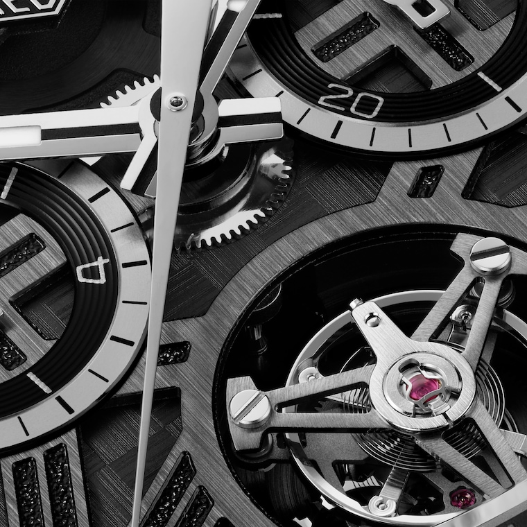 TAG Heuer TAG Heuer Carrera Chronograph Tourbillon Extreme Sport Automático 44 Mm Titanio Con Revestimiento DLC CBU5080.FT6272