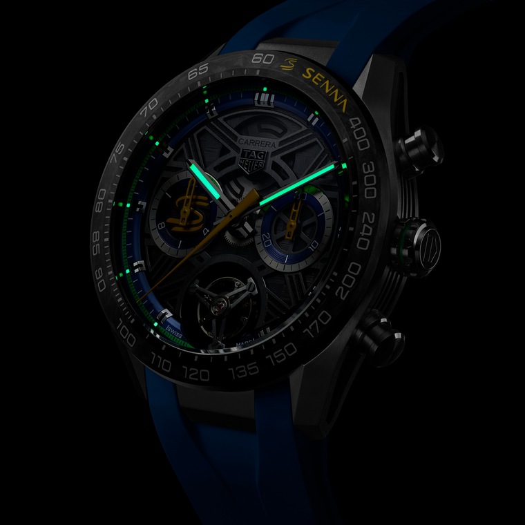 TAG Heuer TAG Heuer Carrera Chronograph Tourbillon Extreme Sport X Senna Automático 44 Mm Titanio CBU5081.FT6274