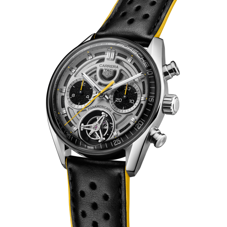 TAG Heuer TAG Heuer Carrera Chronograph Tourbillon x Porsche Panamericana Automático 42 mm Acero CBS5012.FC6571