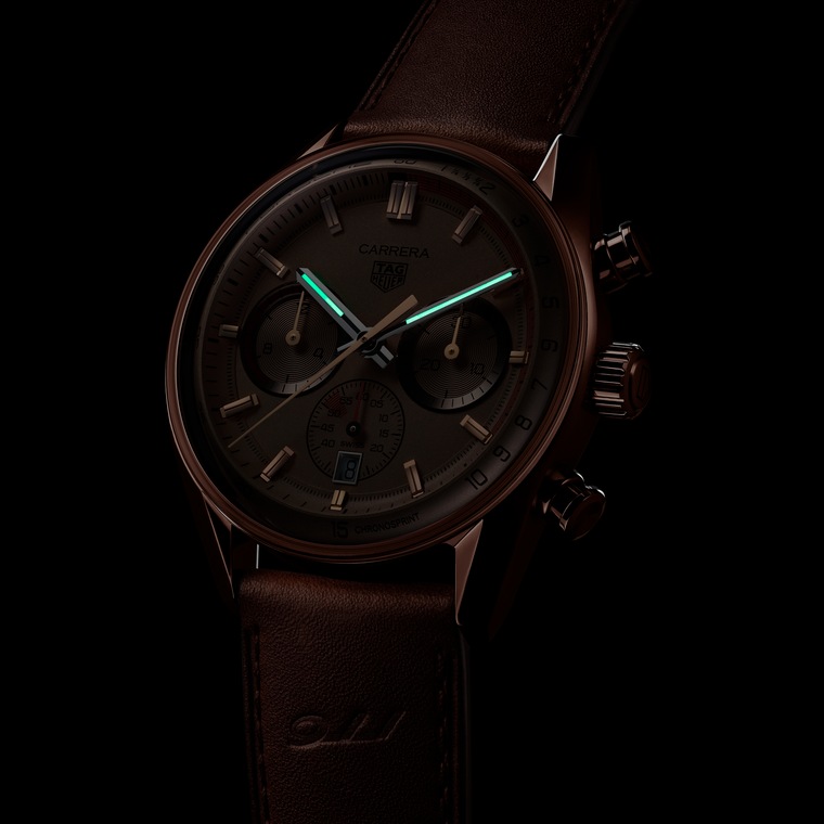 TAG Heuer TAG Heuer Carrera Chronosprint X Porsche Automático 42 Mm Oro 5N CBS2040.FC8318