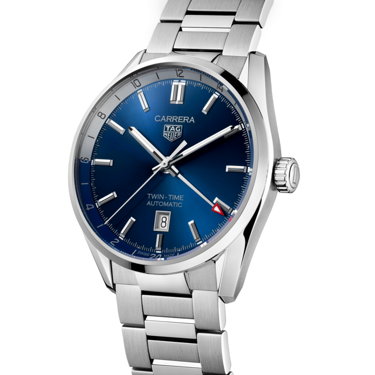 TAG Heuer TAG Heuer Carrera Twin-Time Automático 41 mm Acero WBN201A.BA0640