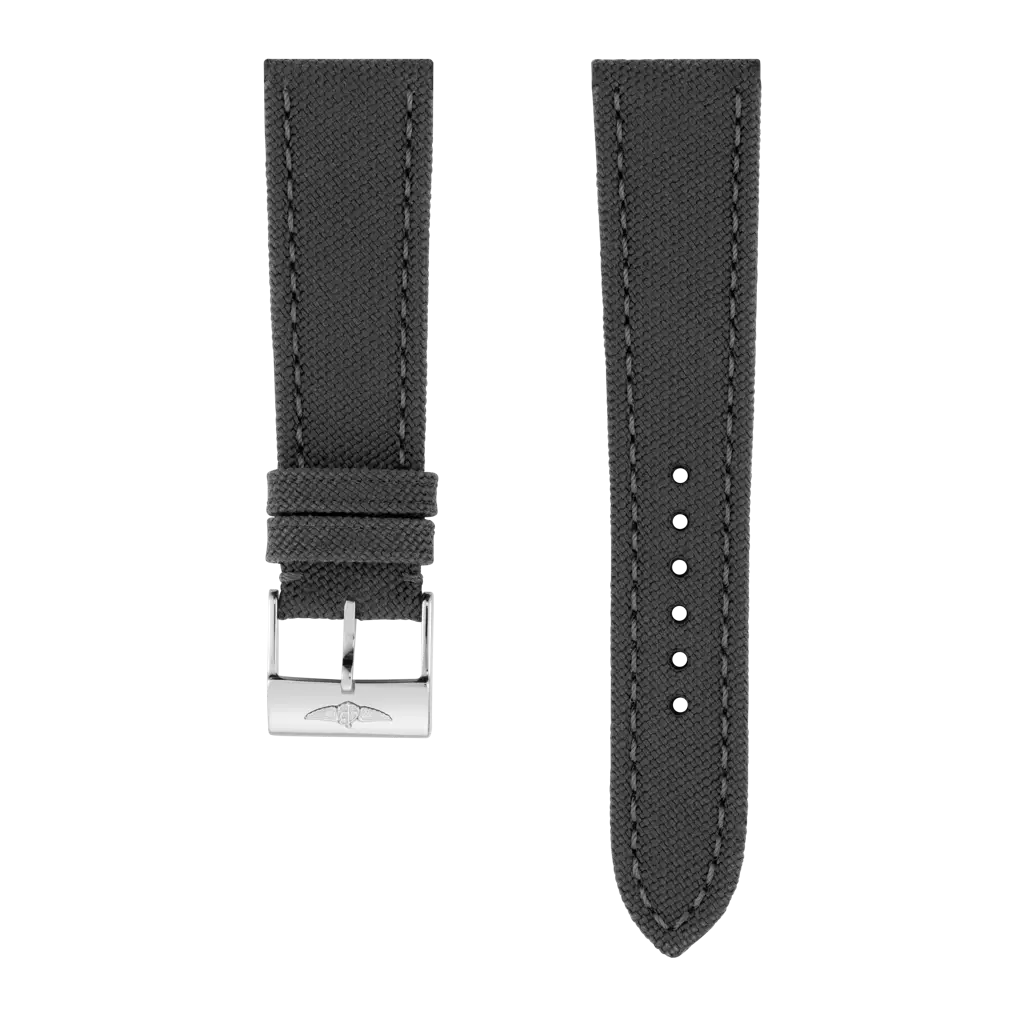 Breitling Correa de nylon color antracita - 24 MM