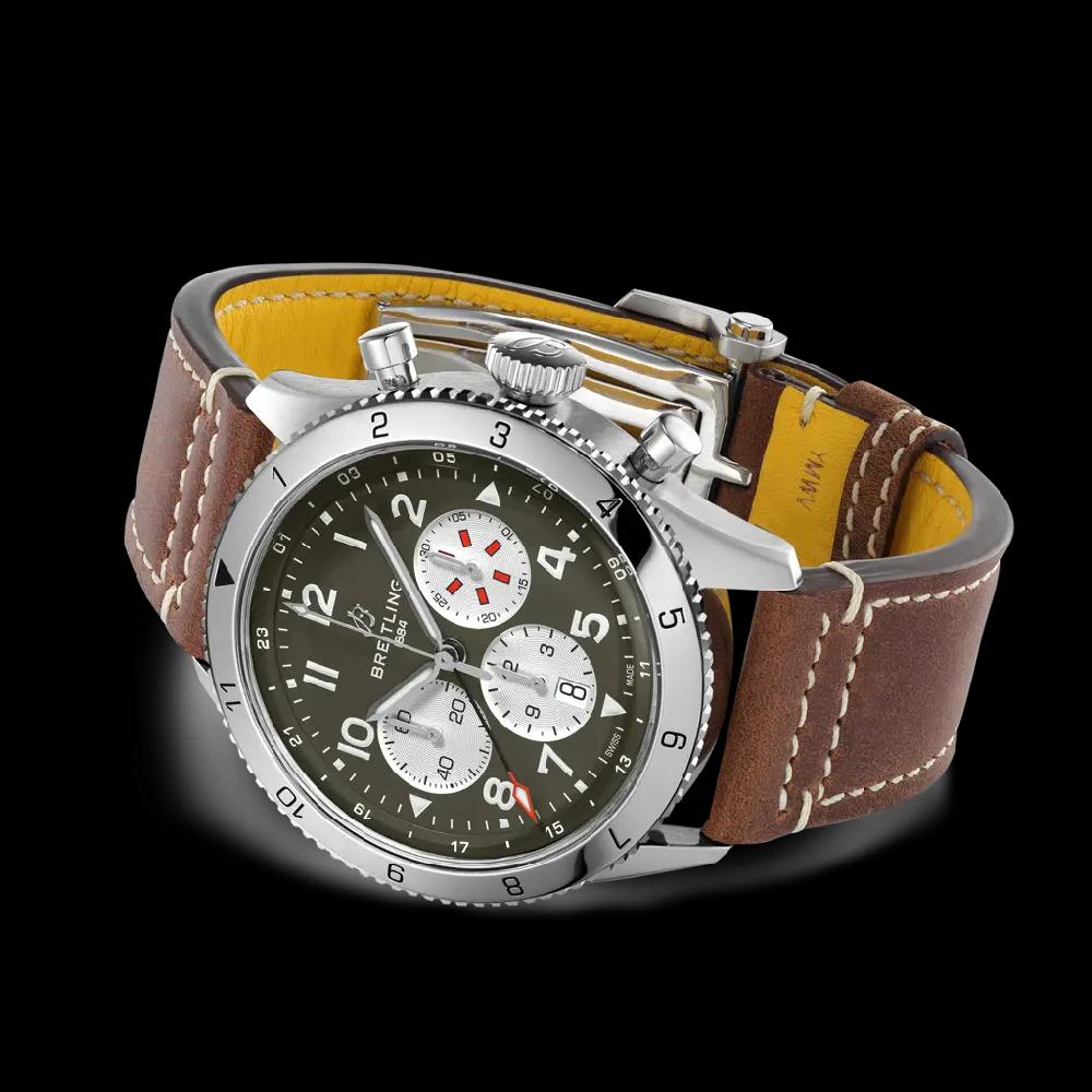 Breitling Super AVI B04 Chronograph GMT 46 Curtiss Warhawk
