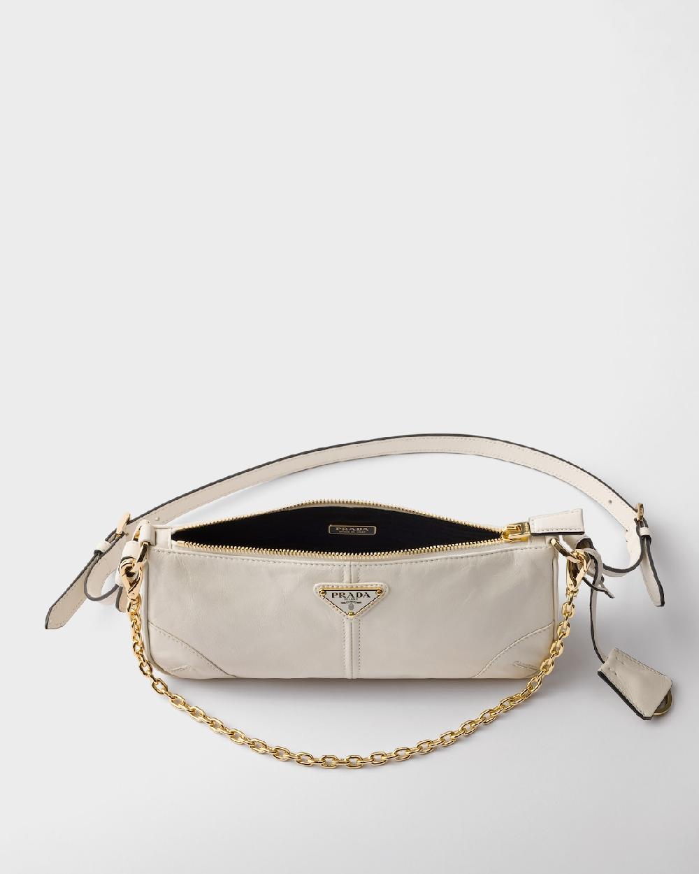 Prada Bolso Bandolera Mediano De Piel Prada Re-Edition 2002