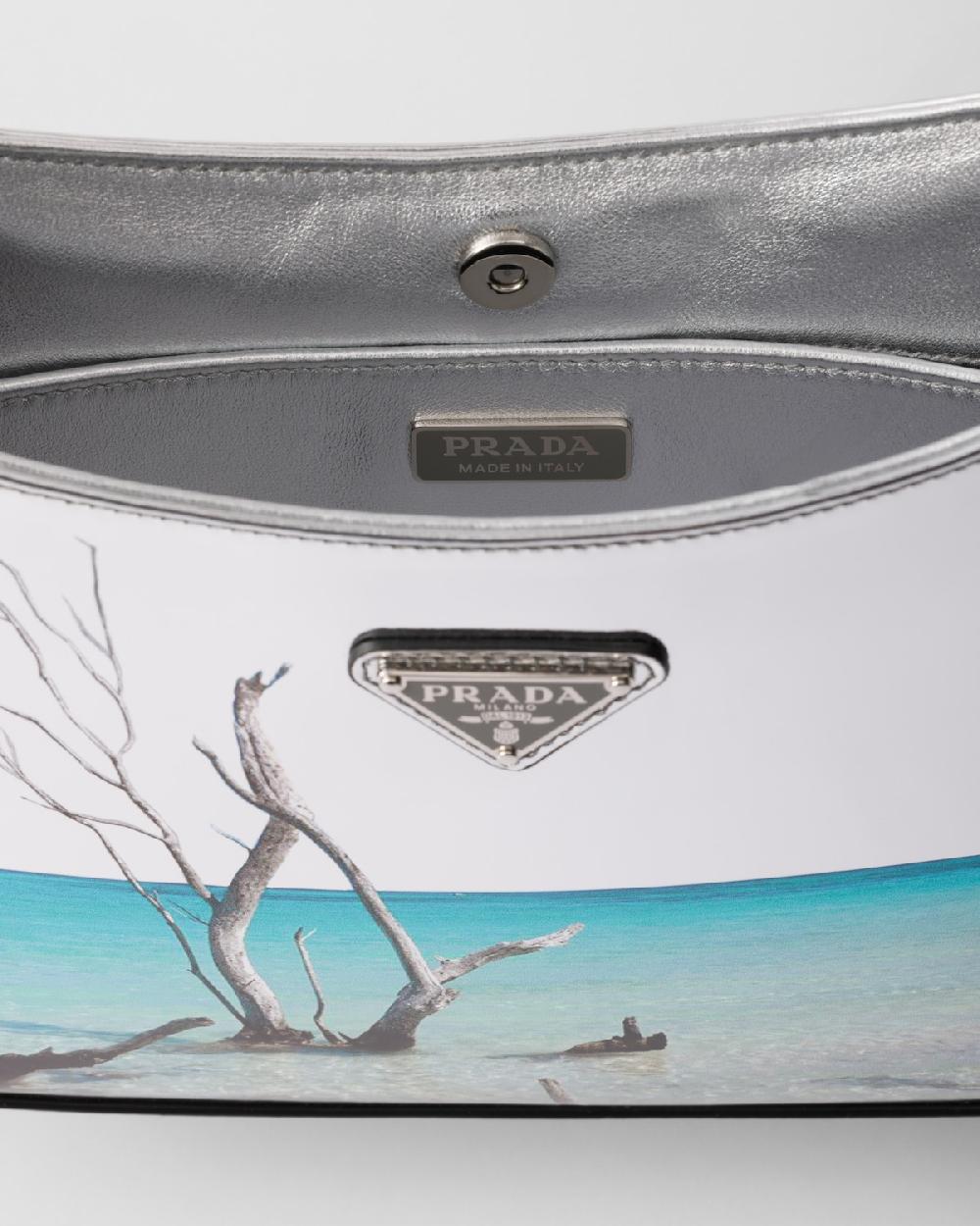 Prada Bolso Bandolera Prada Cleo De Piel Cepillada Estampada