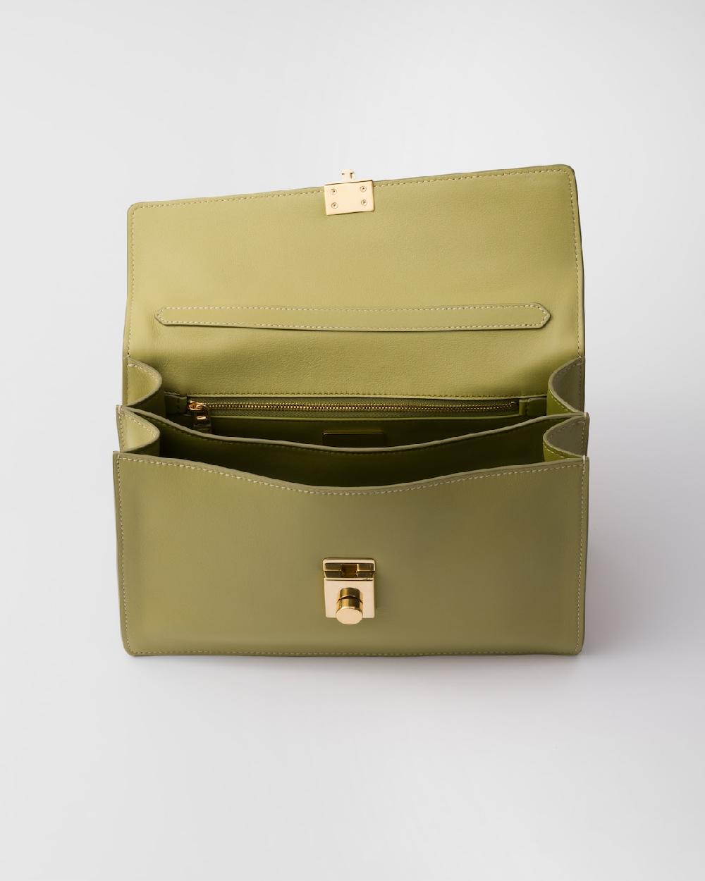 Prada Bolso Bandolera Prada Soft Sound De Piel Mediano