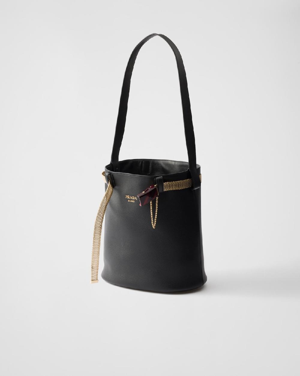 Prada Bolso Saco Prada Buckle De Piel Con Cinturón Joya