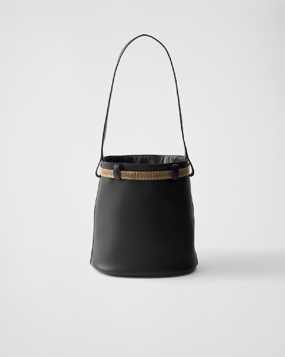 Prada Bolso Saco Prada Buckle De Piel Con Cinturón Joya