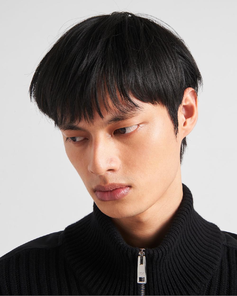 Prada Cárdigan De Lana Y Cachemir Con Detalles De Re-Nylon