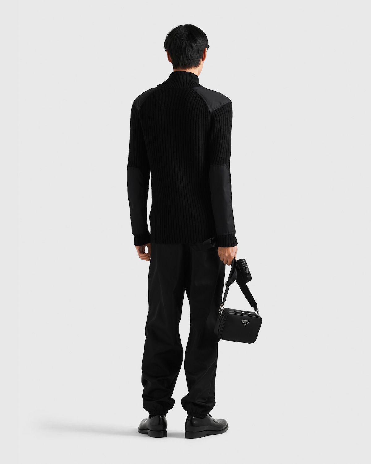 Prada Cárdigan De Lana Y Cachemir Con Detalles De Re-Nylon