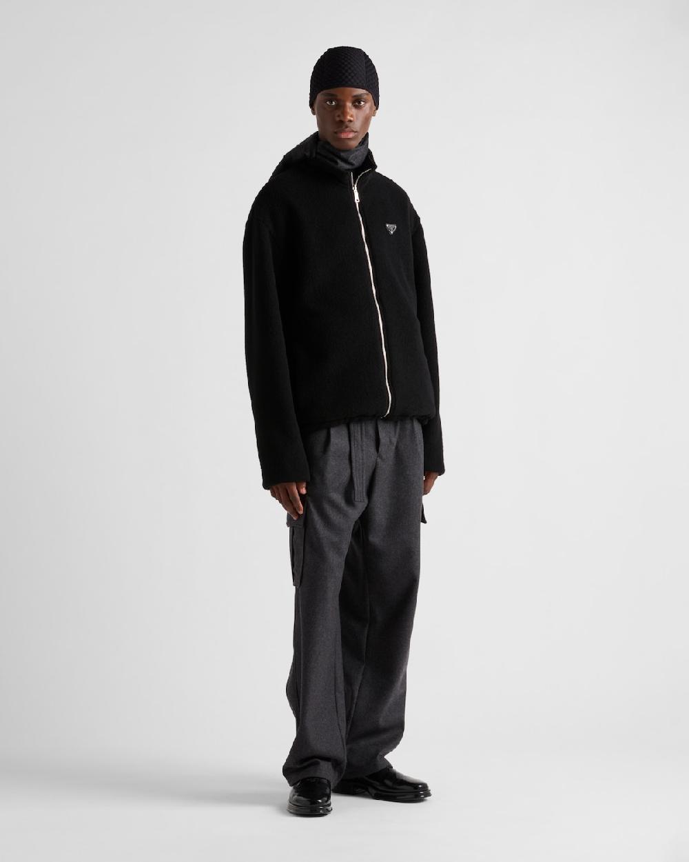 Prada Cárdigan reversible de mezcla de felpa y cachemir