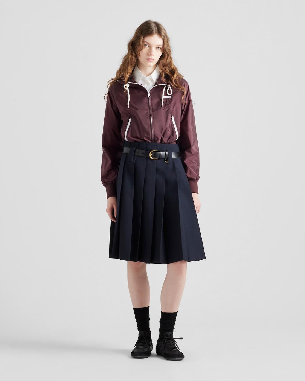 Prada Cazadora estilo sobrecamisa de Re-Nylon ligero