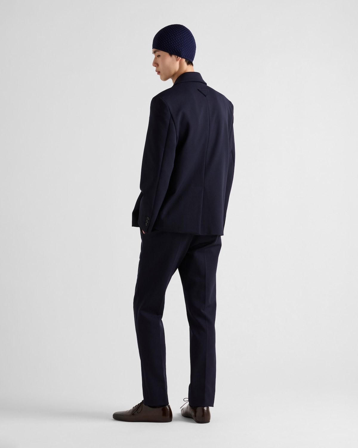 Prada Chaqueta De Botonadura Simple En Gabardina Técnica