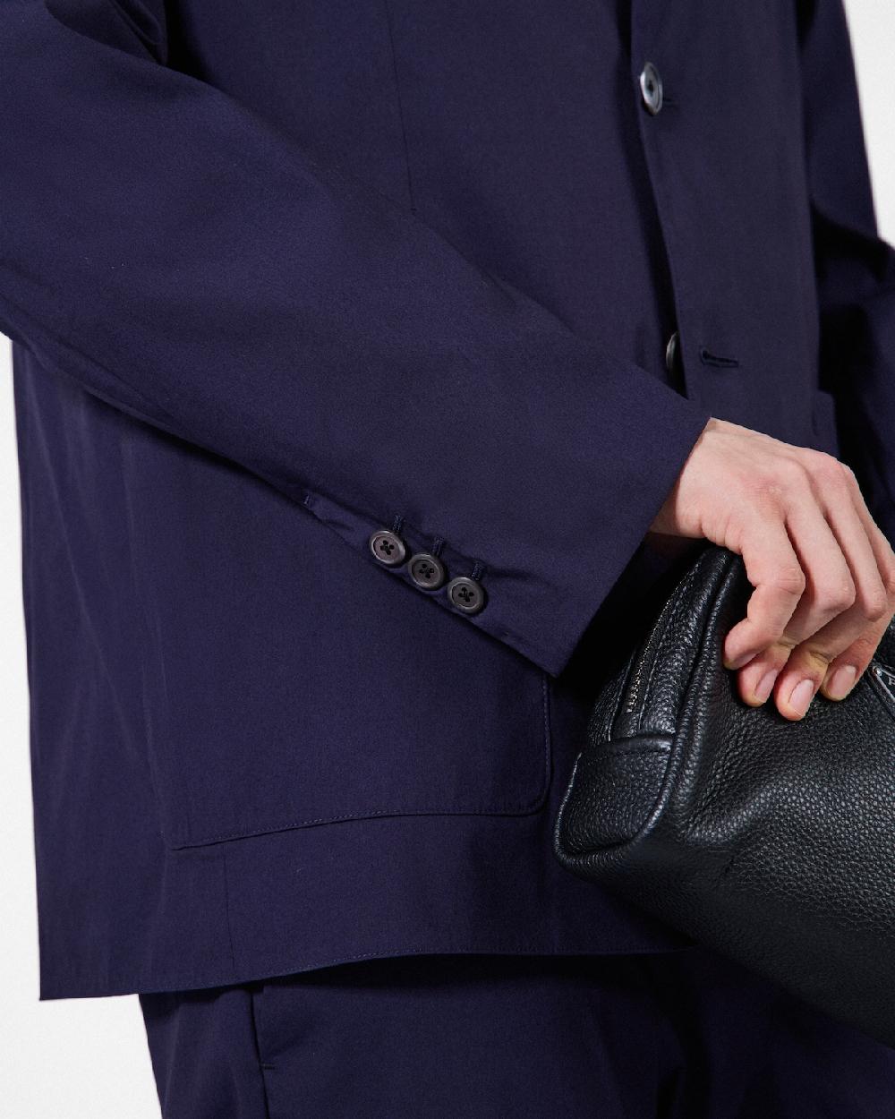 Prada Chaqueta De Botonadura Simple En Mezcla De Algodón