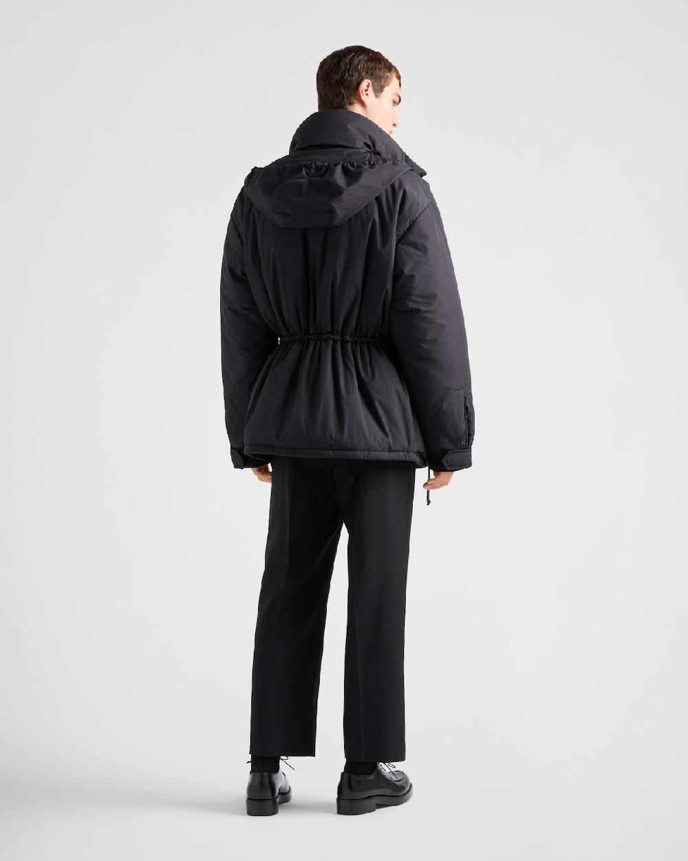 Prada Chaqueta De Plumón De Algodón Técnico De Peso Medio