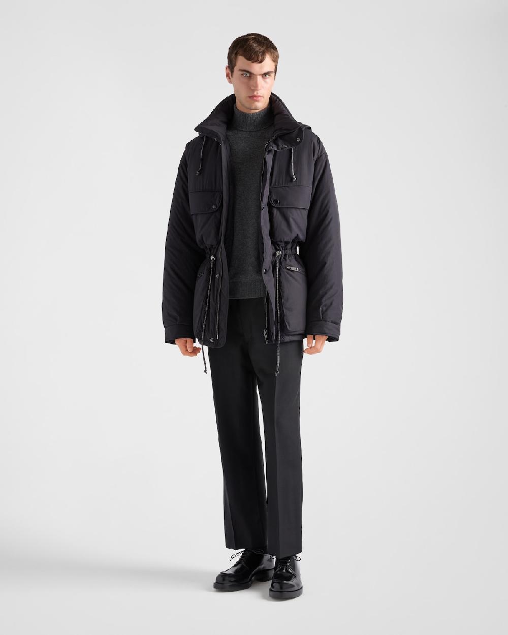 Prada Chaqueta de plumón de algodón técnico de peso medio