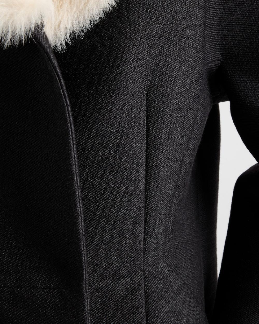 Prada Chaquetón De Botonadura Doble En Sarga Granité