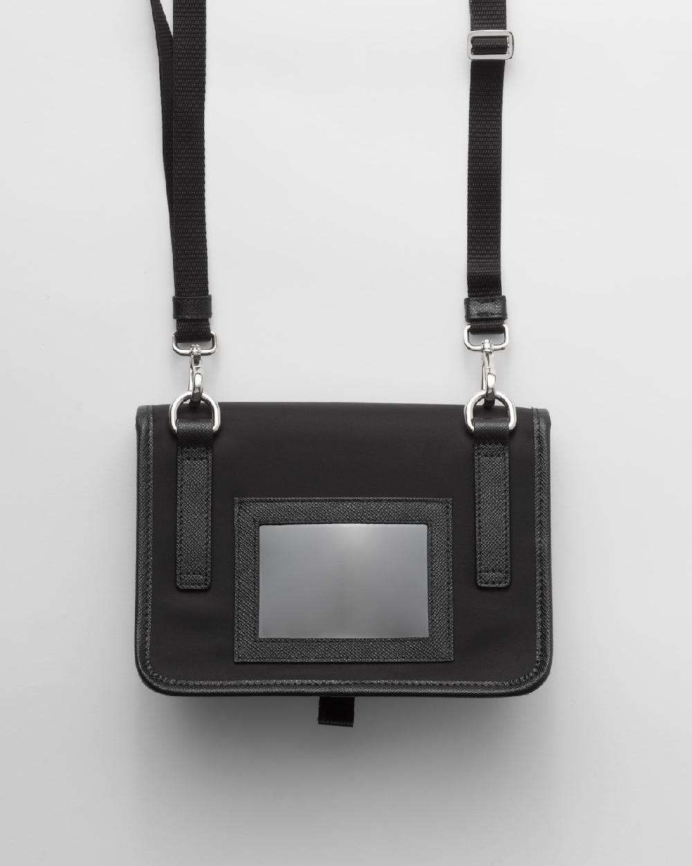 Prada Funda Para Smartphone De Re-Nylon Y Piel Saffiano