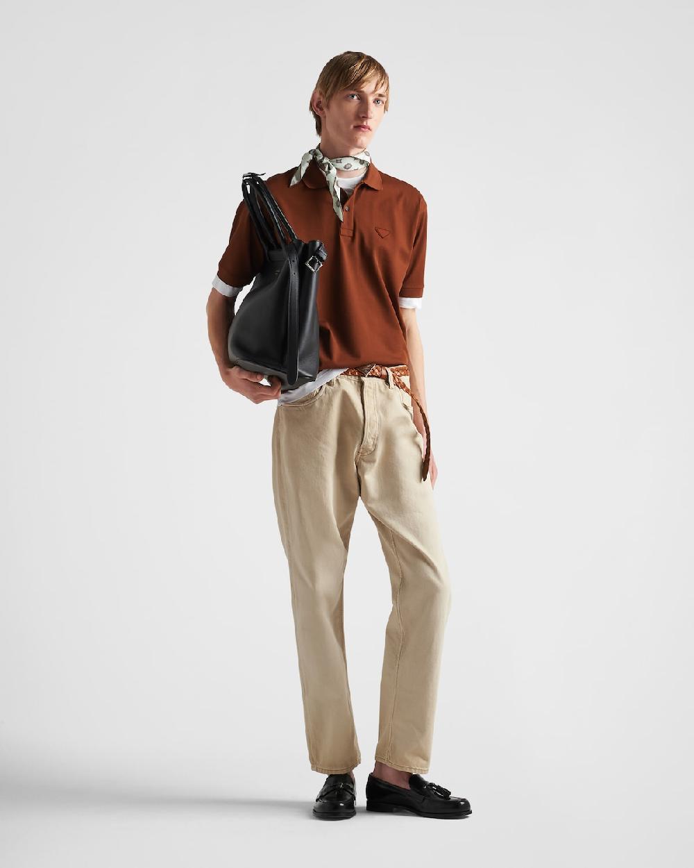 Prada Pantalones vaqueros de bull con efecto envejecido