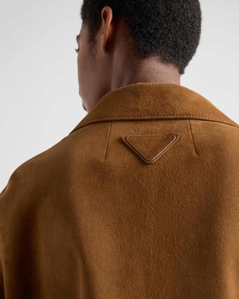 Prada Abrigo De Ante